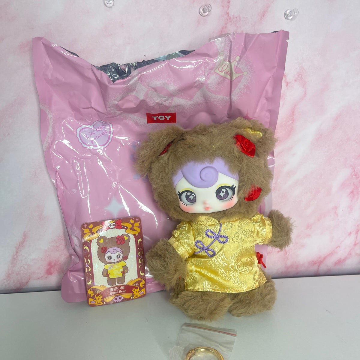 Sunycoco Sweet Rebel Series Plush – Qipao Bear