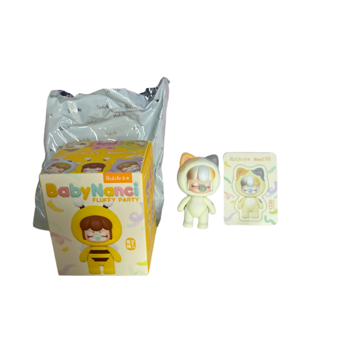 Baby Nanci Fluffy Party Series - Calico Cat (Revealed)