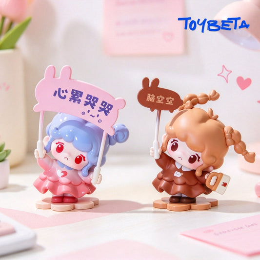 Sweetie Workday Ramblings mini figure blind-box lineup from ToyBeta