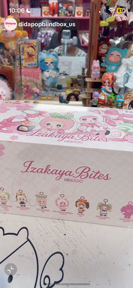 NOMMI Izakaya Bites blind box series spotted on DidaPop TikTok LIVE