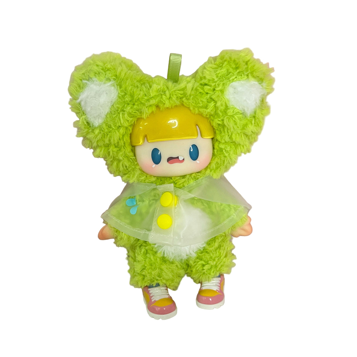 Adou Colorful Life Plush Pendant Series - Green Raincoat (Revealed)