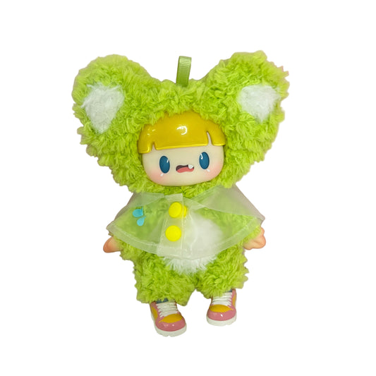 Adou Colorful Life Plush Pendant Series - Green Raincoat (Revealed)