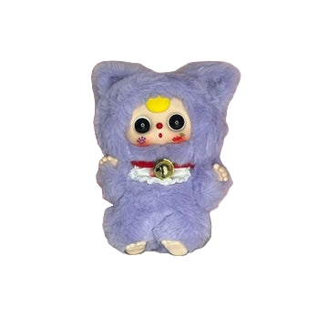 Baby Three – Billionaire Cat Series Plush – Purple Cat (Revealed)
