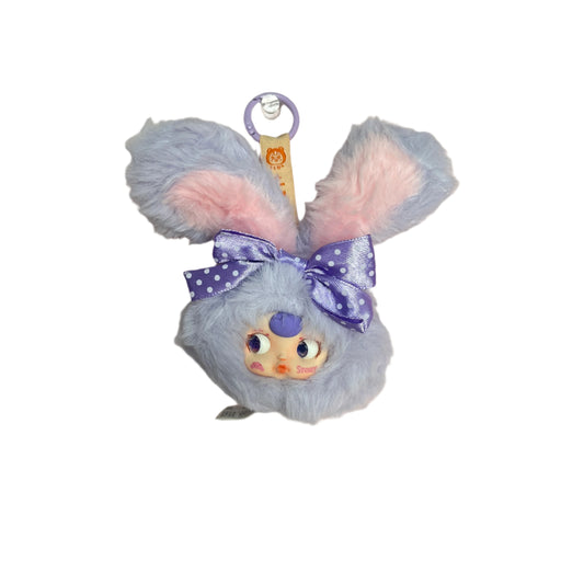 Yumi Unstoppable Sweetheart Series Mini Plush Key Chain - Purple Rabbit