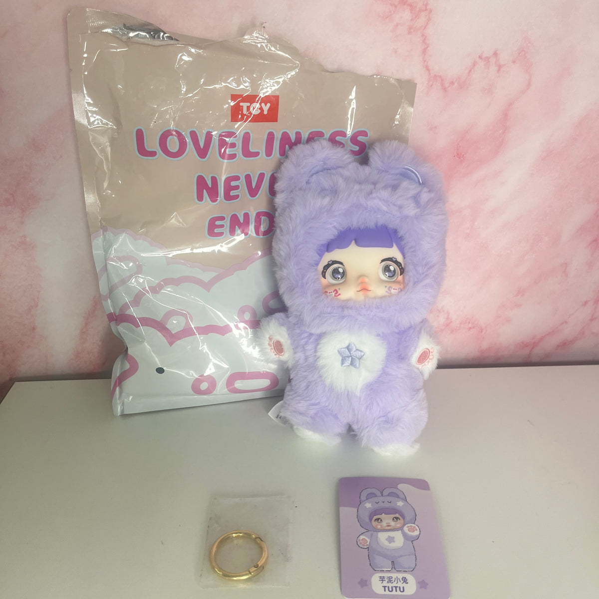Nommi Loveliness Never Ends Series Plush - Taro Paste Bunny