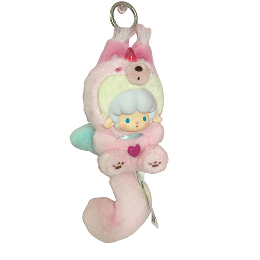 Gyun V2 — Big Tailed Critter Crew Plush Pendant – Pink Baby Squirrel (Revealed)