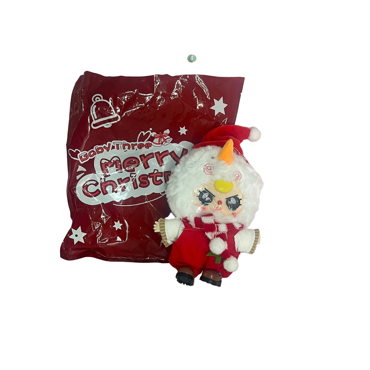 BabyThree Christmas Special Eyes Plush – Holiday Snow Friend Edition (Limited Release)