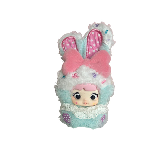 Nommi Baby Sweetheart Bunny Series Plush Figure - Frost Cream