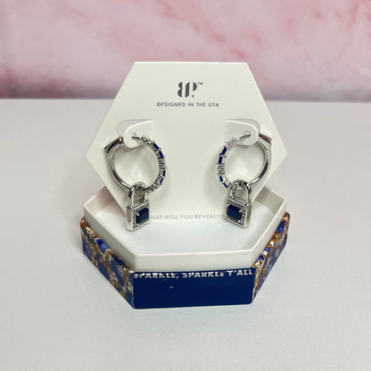 September Lock Set - Rhodium