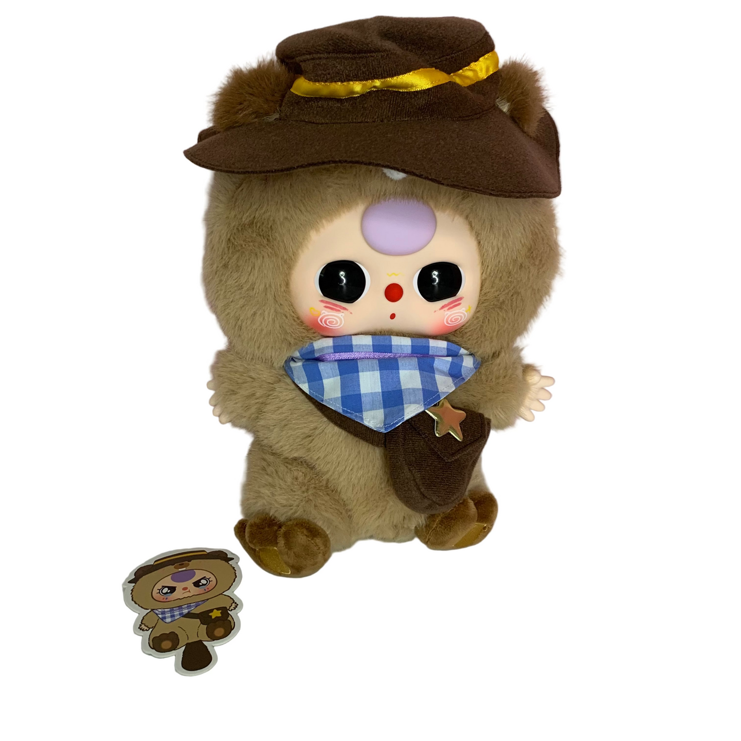 Baby Three 400% - Capybara with Cowbow Hat