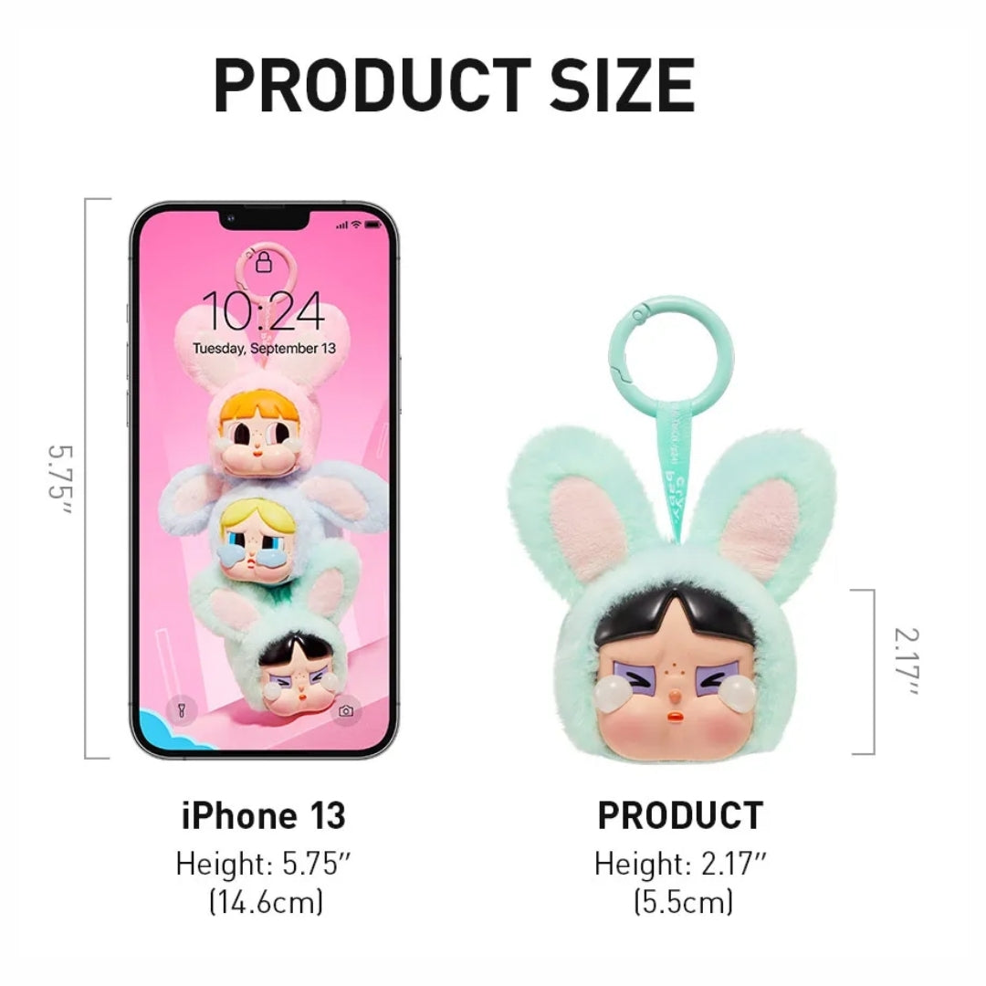 POP MART x CRYBABY Powerpuff Girls – Bunny Buttercup (Open Box, Sealed Bag)