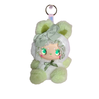 Lovely Emma Bunny Plush Pendant - Lime Green (Revealed)