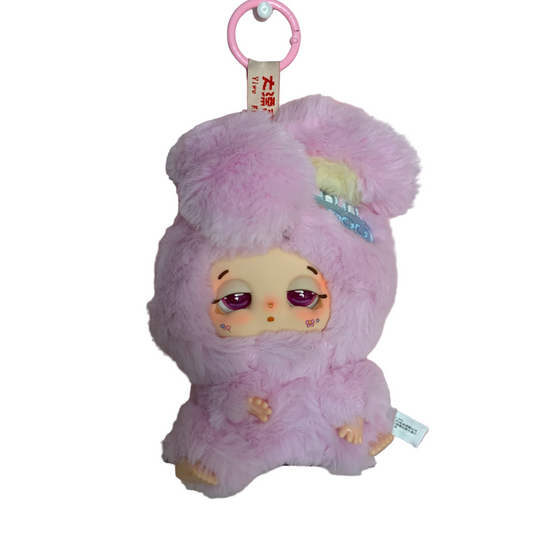 Sleepy Baby Doudou Lucky Delivery Series Plush - Pink with Yellow Bow
