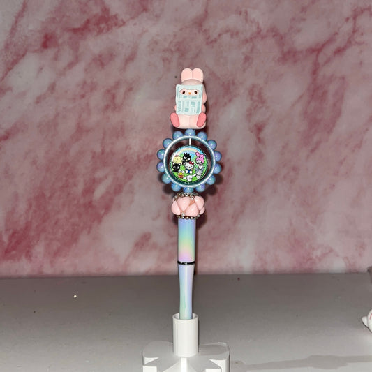 Pastel Bunny Cosmic Beadable Pen